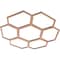 Ekena Millwork Florin Wood Fretwork Pierced Ceiling Medallion, Cherry, 18"OD x 7 5/8"ID x 1/4"T CMWP18X18X0250FOCH - alternate 3